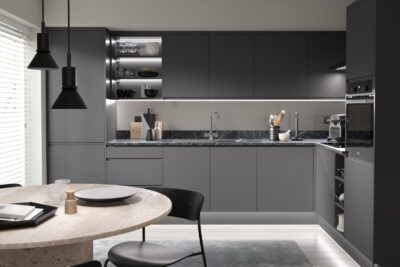 Dove Grey Kitchen European Cabinets