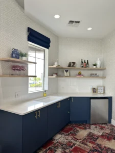 Indigo kitchen European Cabinets