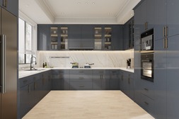 Piano Grey European kitchen Cabinets